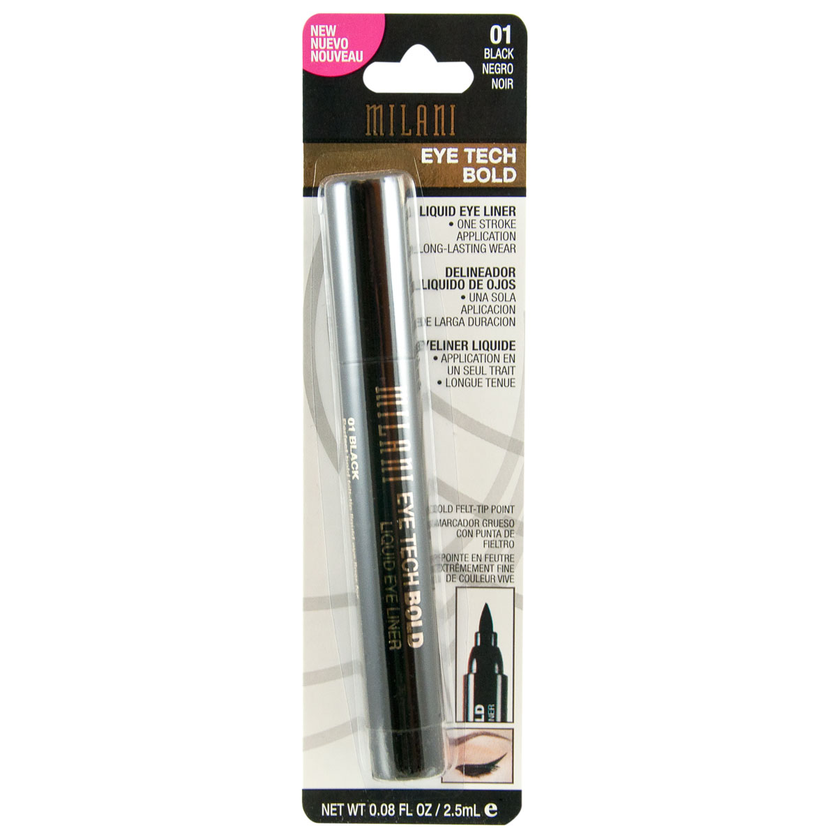 Milani Eye Tech Bold Liquid Liner Black Milani Eye Tech Bold Liquid Liner Black