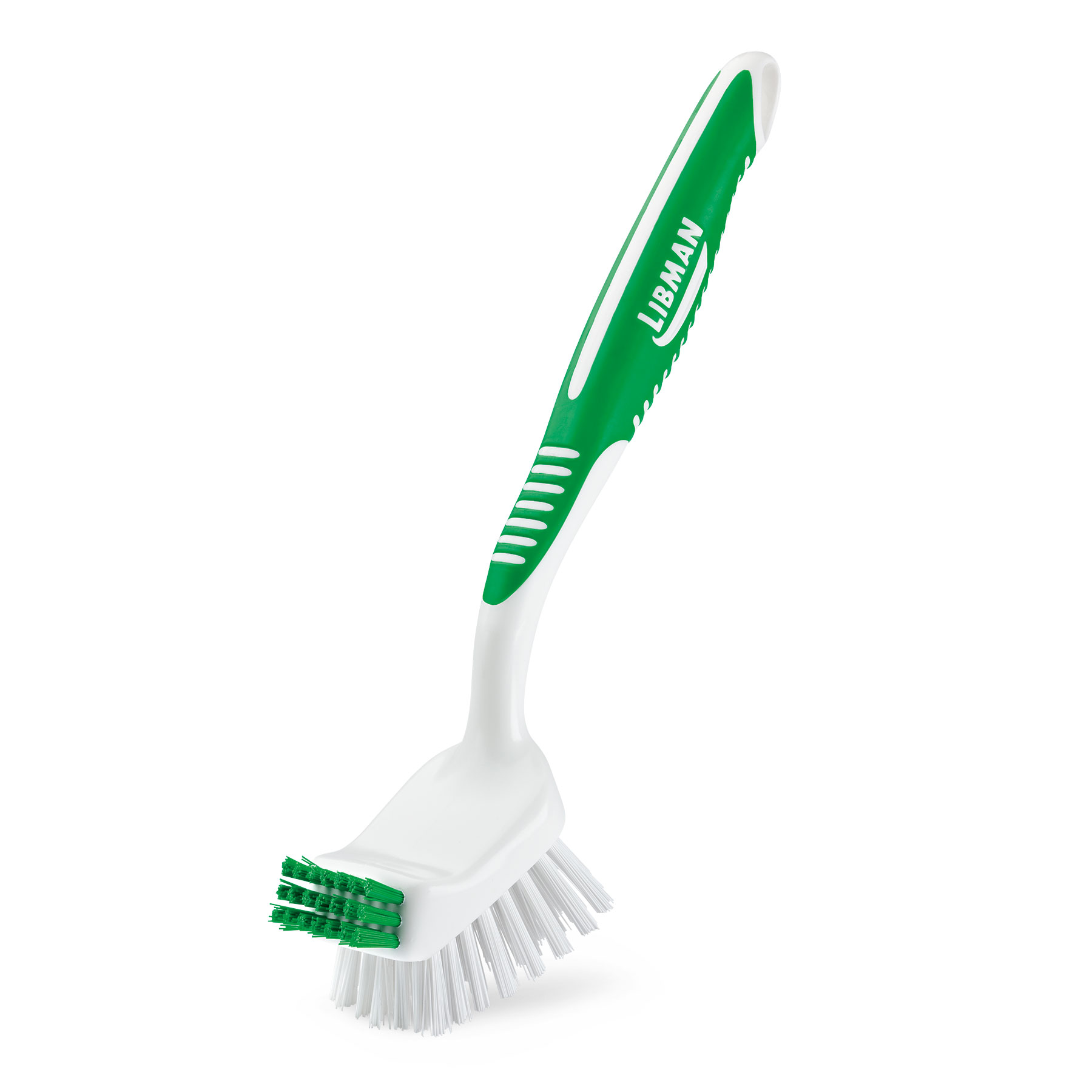 Libman Long Handle Utility Brush - 19 Inch Polymer Brush With Scraper