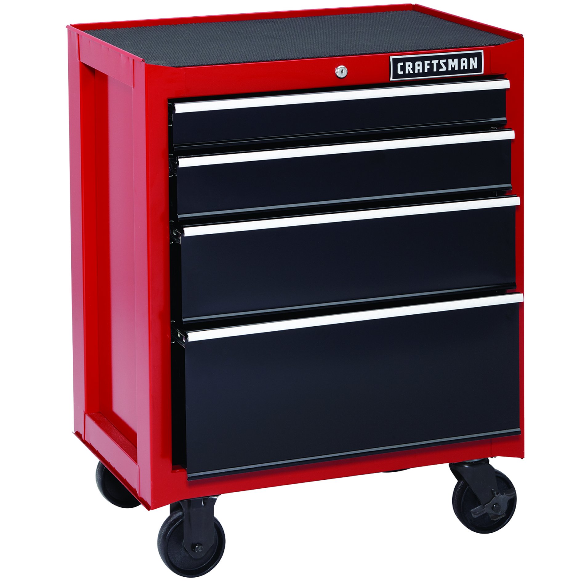 Craftsman 26 4 Drawer Heavy Duty Rolling Cabinet Red