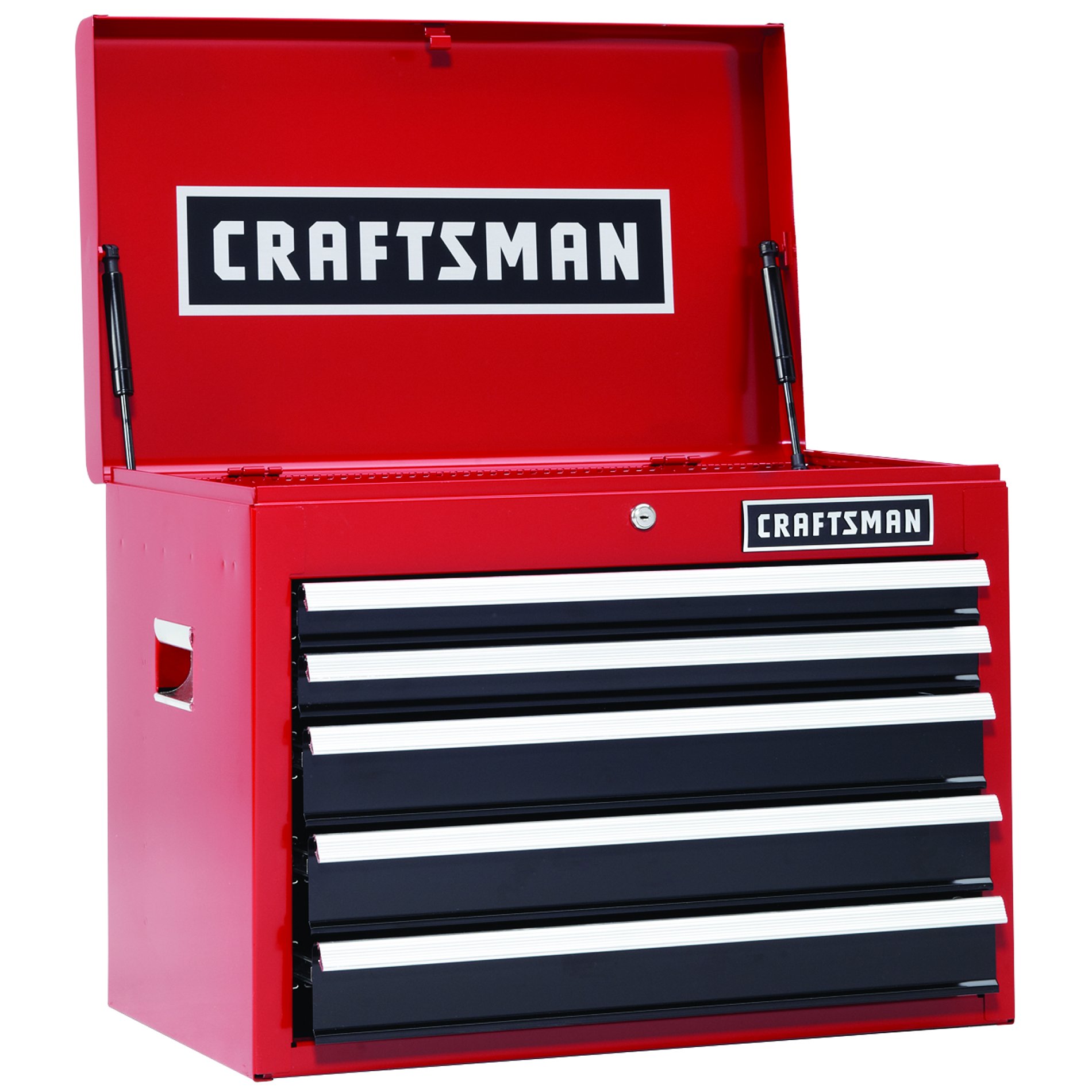 Craftsman 113617 26 5 Drawer Heavy Duty Top Chest Red Black