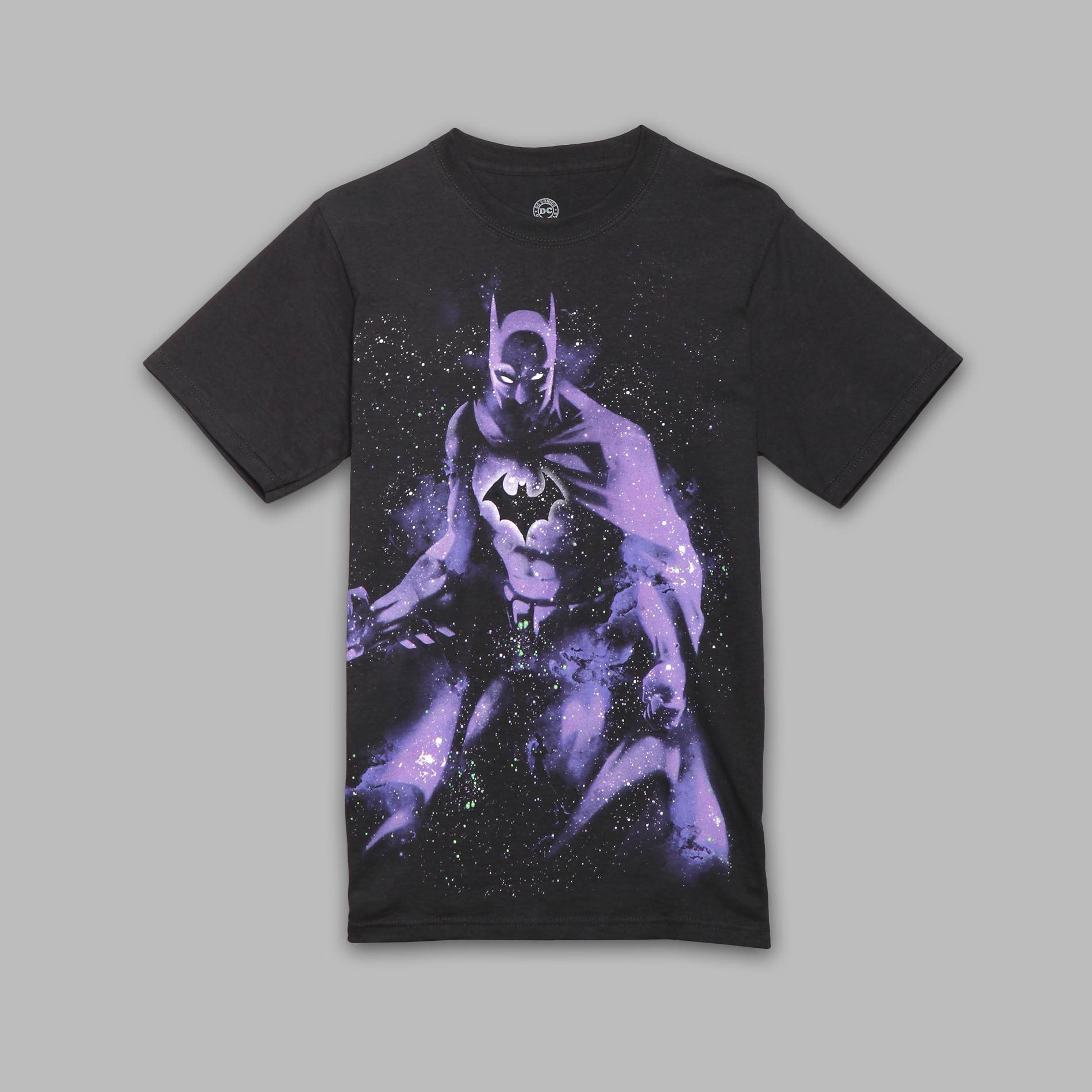 DC Comics Batman Young Men's T-Shirt - Space