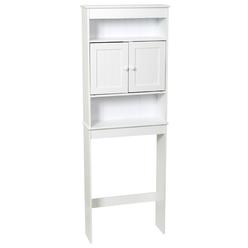 Zenith Products Zenna Home Cottage Over-The-Toilet Bathroom, 3 Shelf spacesaver, White