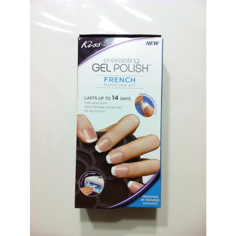 Kiss Everlasting Gel Polish French Manicure Kit  1 Pack
