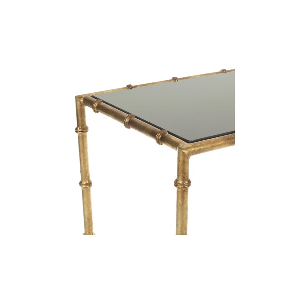 Safavieh Chandler Gold Cross Base Accent Table