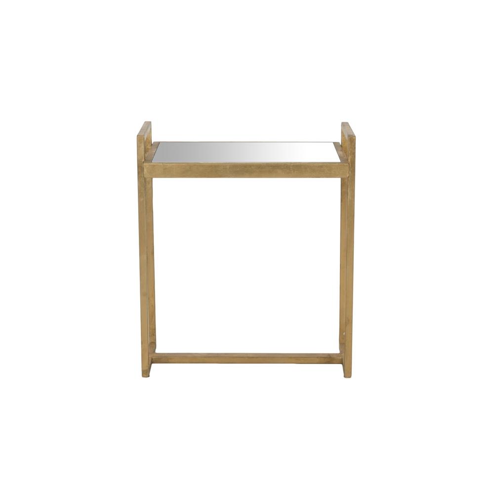 Safavieh Nland Mirror Top Gold Accent Table