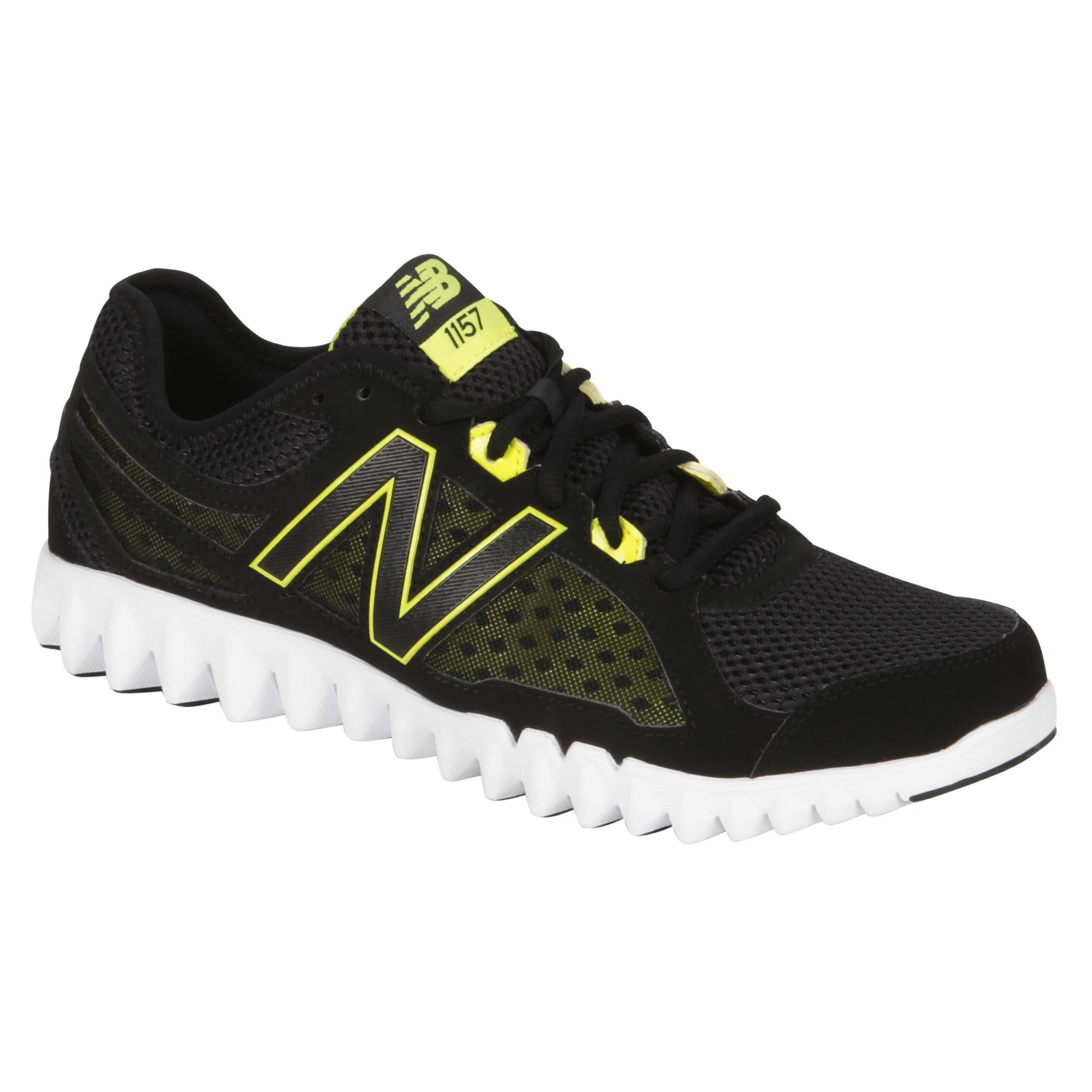 New Balance Men's 1157 Gruve Yellow and Black Mesh Athletic Shoe