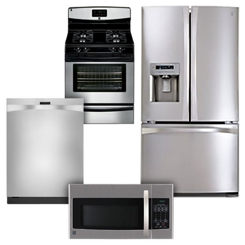Kenmore Stainless Steel Kitchen Appliance Bundle