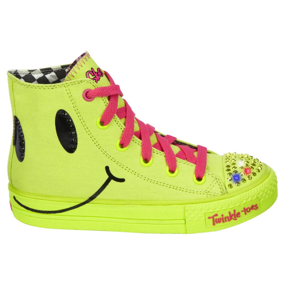 Skechers Girls Dimples Sneaker - Yellow
