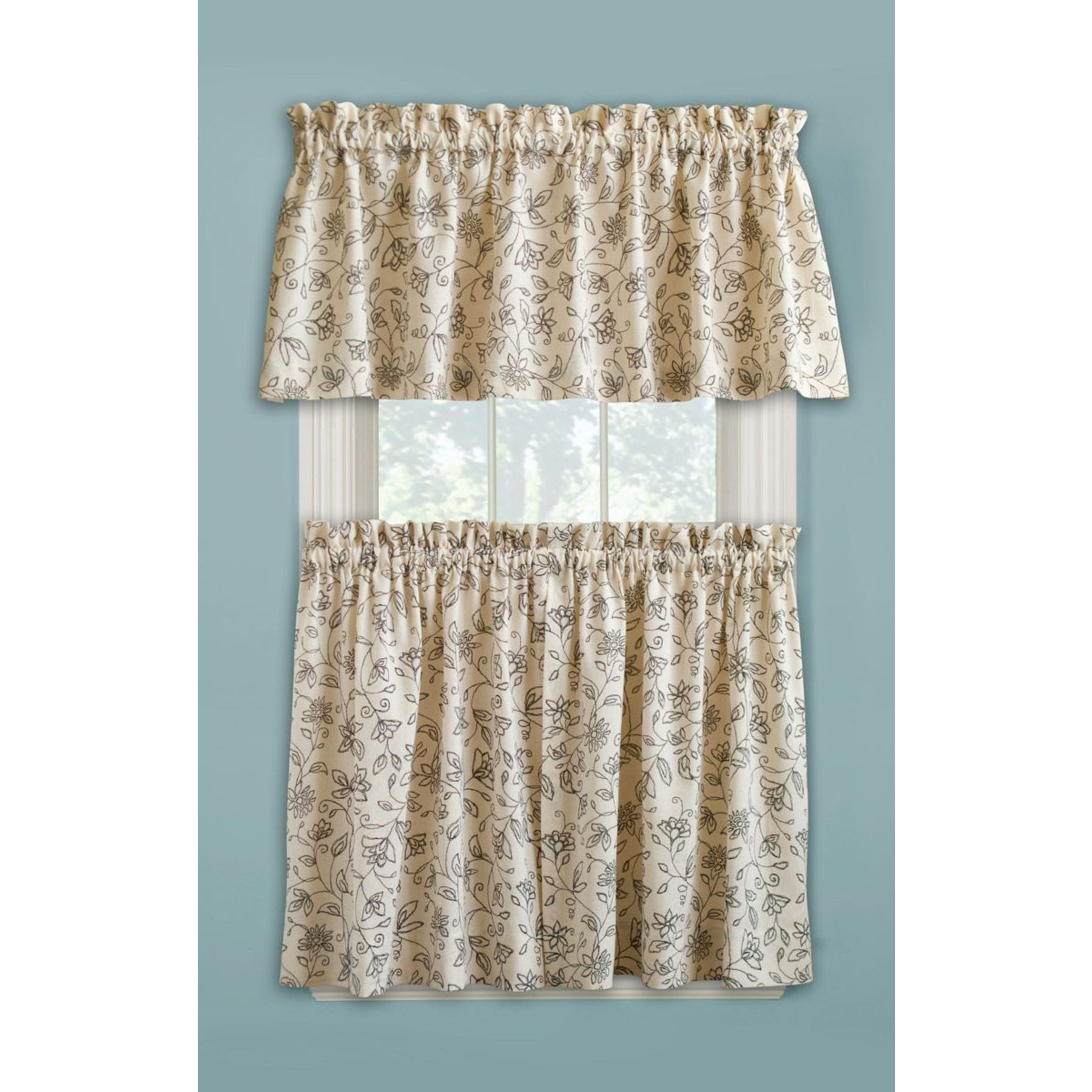 Country Living &#8216;Juliette&#8217; Tier Curtains