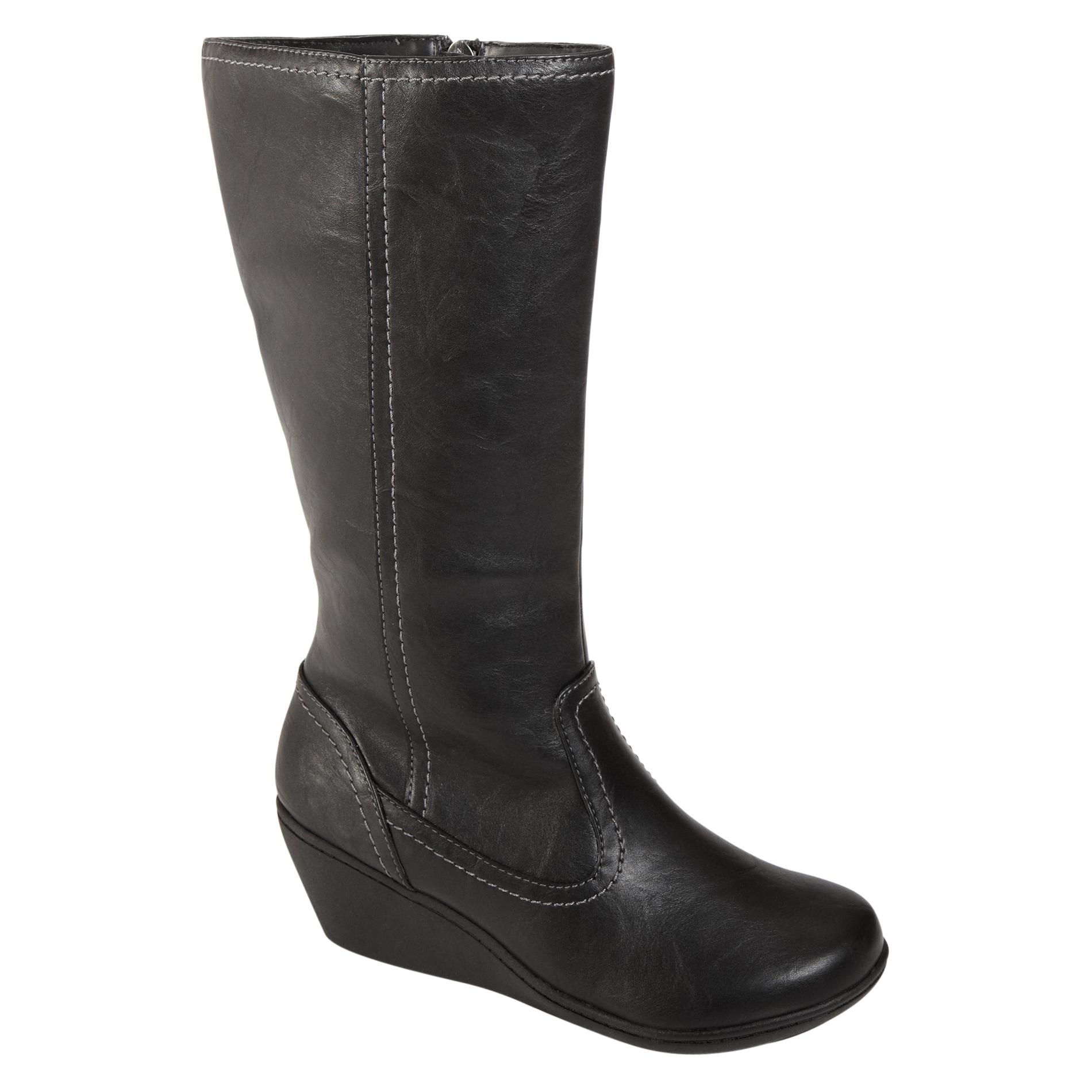 Only at Sears! Women’s I Love Comfort Wedge Fashion Boot Patty - Black