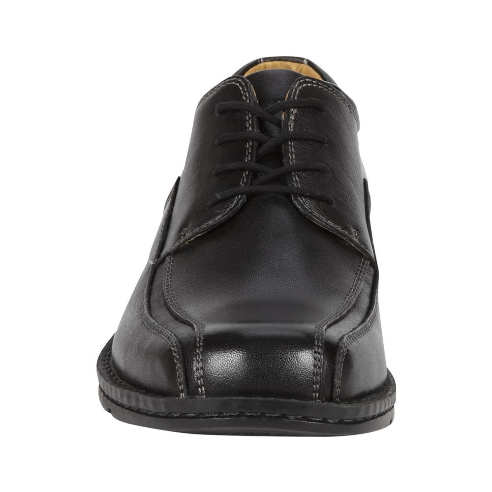 Dockers Men's Trustee All Motion Leather Oxford - Black Wide Width Avail