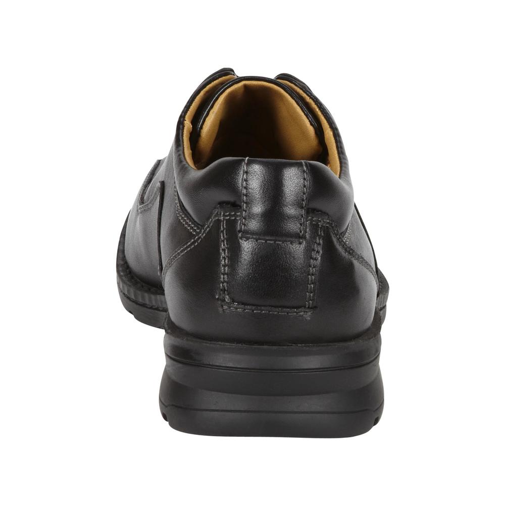 Dockers Men's Trustee All Motion Leather Oxford - Black Wide Width Avail