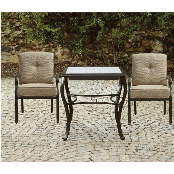 La Z Boy Outdoor Dhly 3pc Halley 3pc Bistro Set With Lighted Table American Freight Sears Outlet