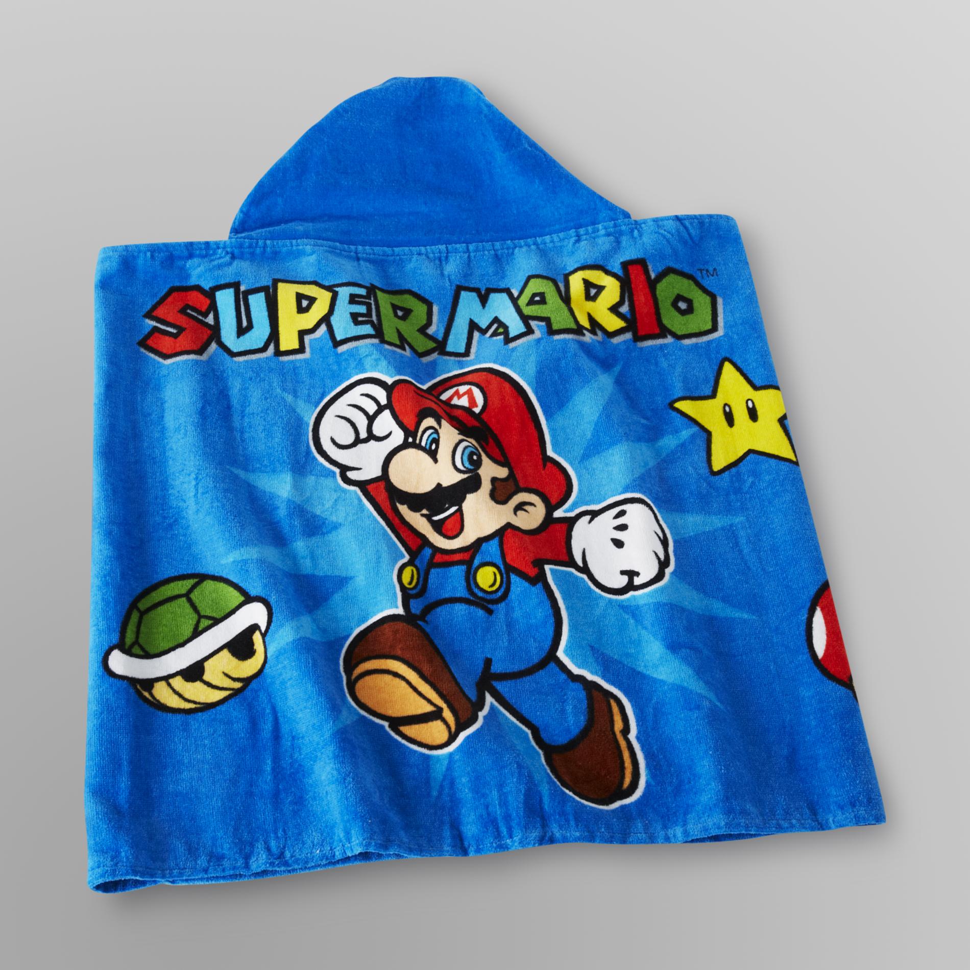 Nintendo Super Mario Hooded Towel Wrap