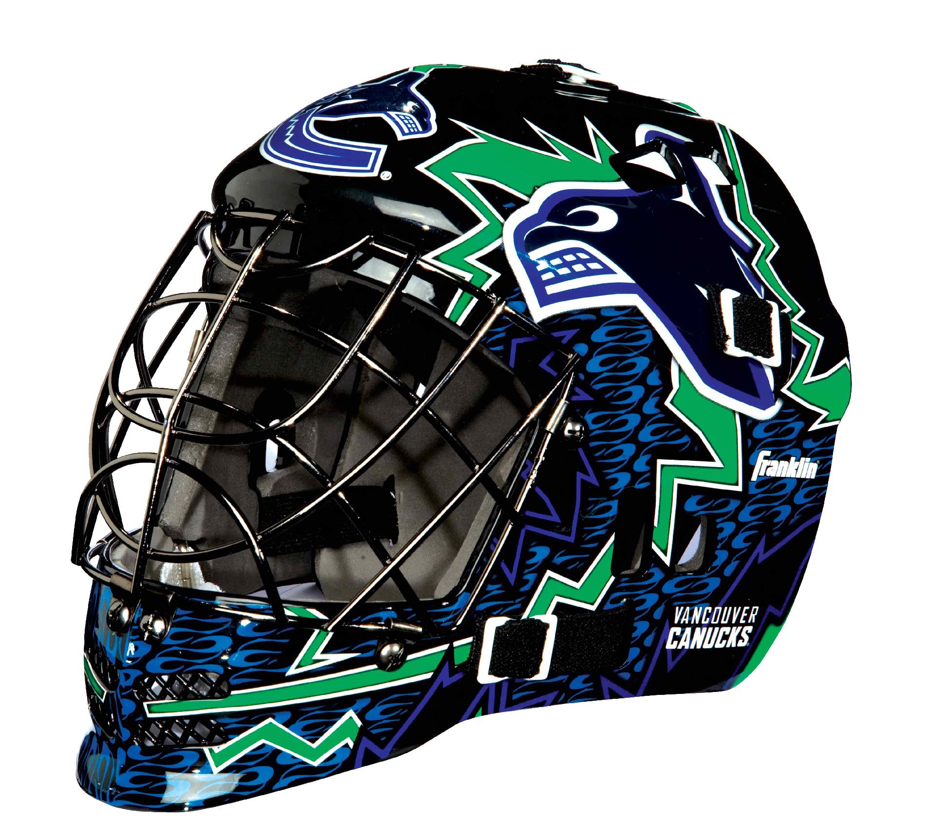 Franklin Sports NHL&#174; Team SX Comp Goalie Mask 100 Goalie Face Mask (Canucks)