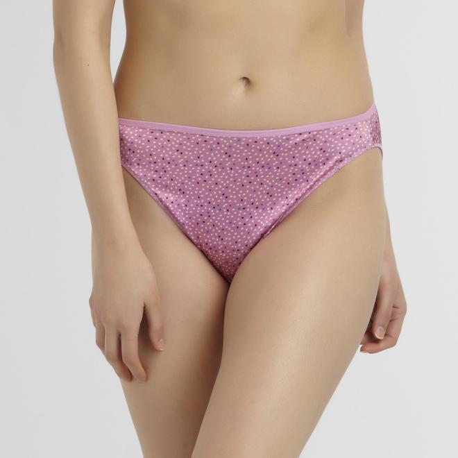 Hanes Women's Satin Stretch HiCut Panties 3Pack