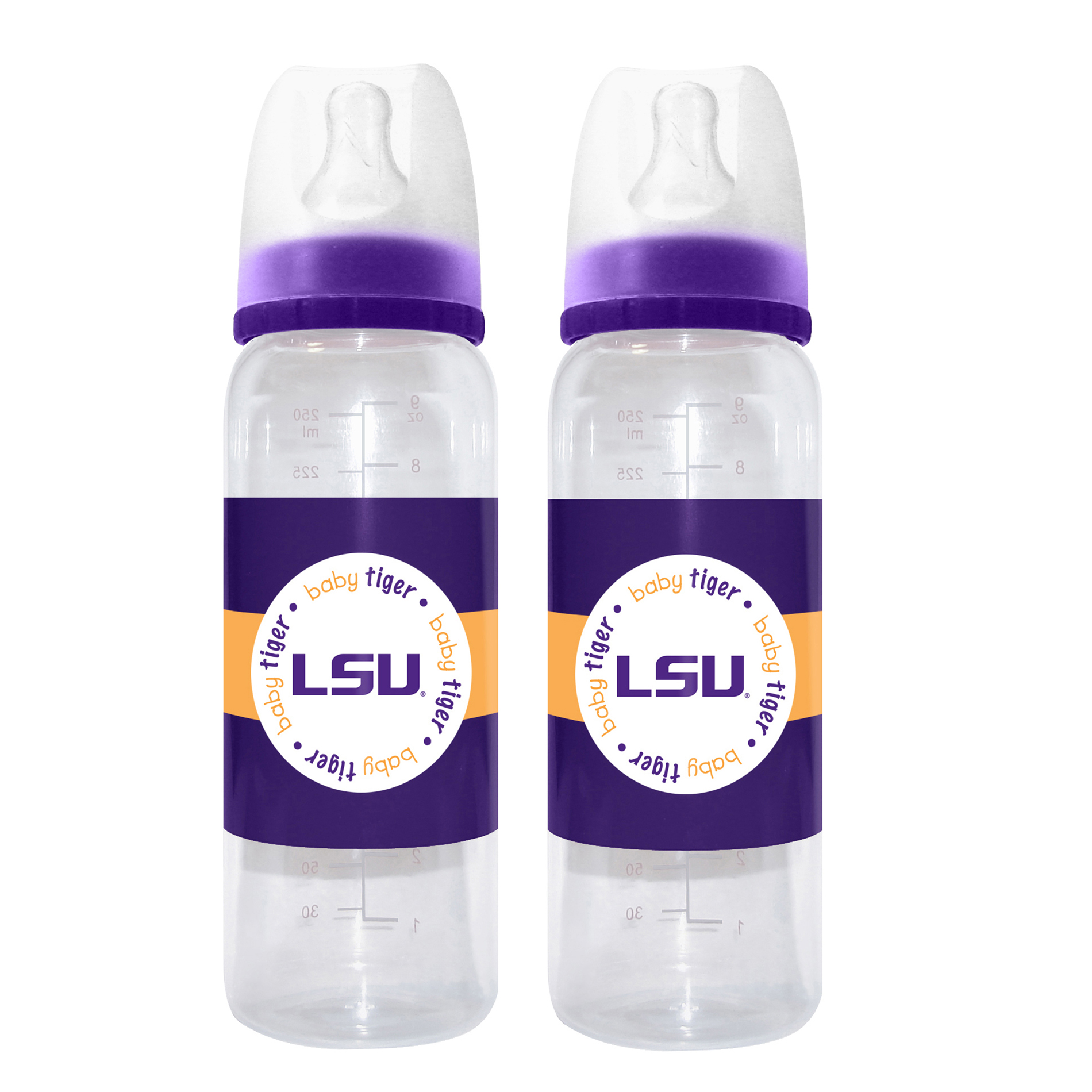 Baby Fanatic Louisiana State University Tigers 2 Pack Baby Bottle