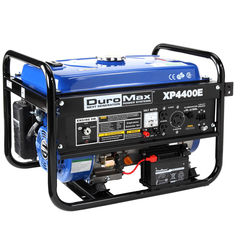DuroMax XP4400E 4400 Watt Quiet Portable Electric Start RV Gas Powered