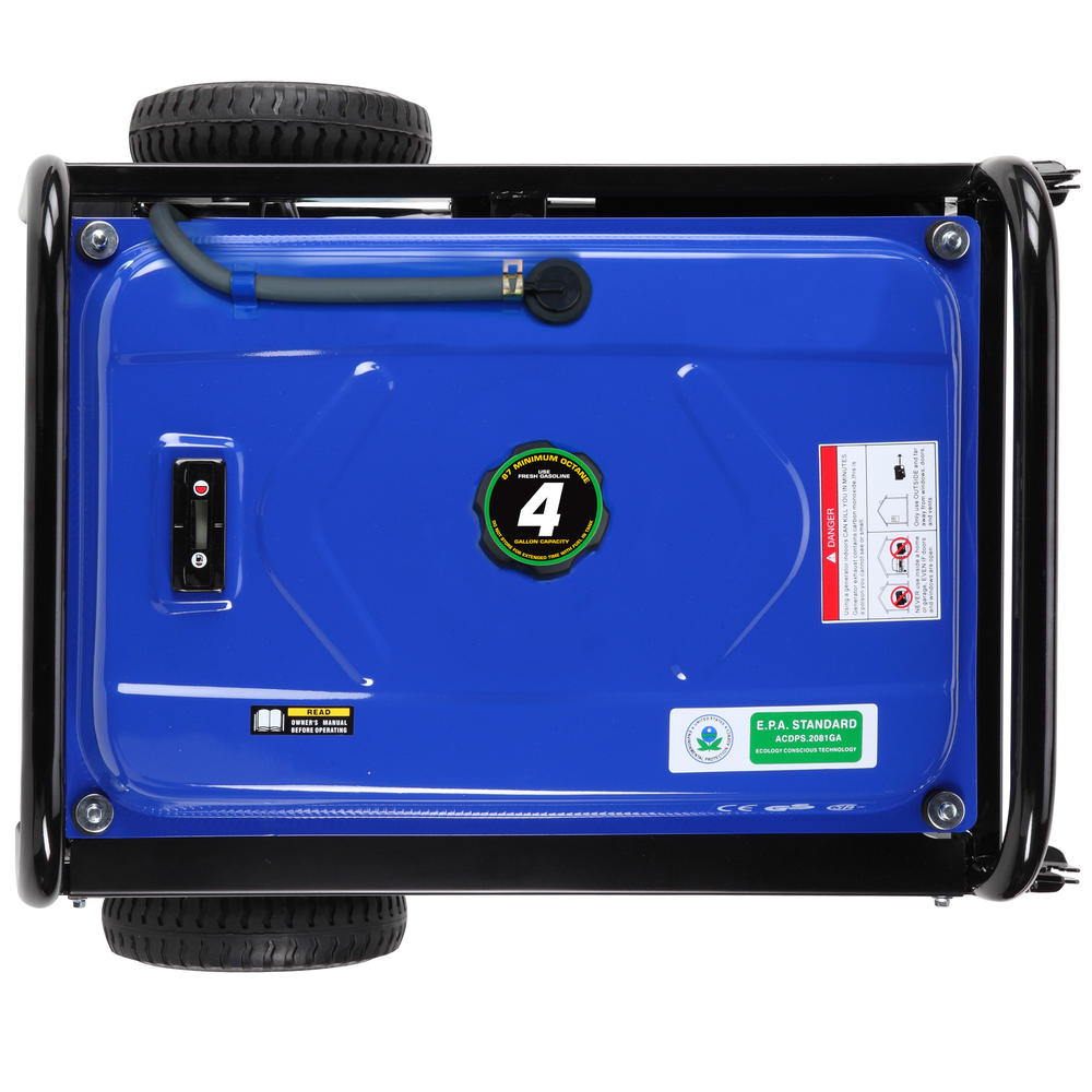 DuroMax XP4400EH Hybrid Portable Dual Fuel Propane / Gas Camping RV Generator.Non California Compliance