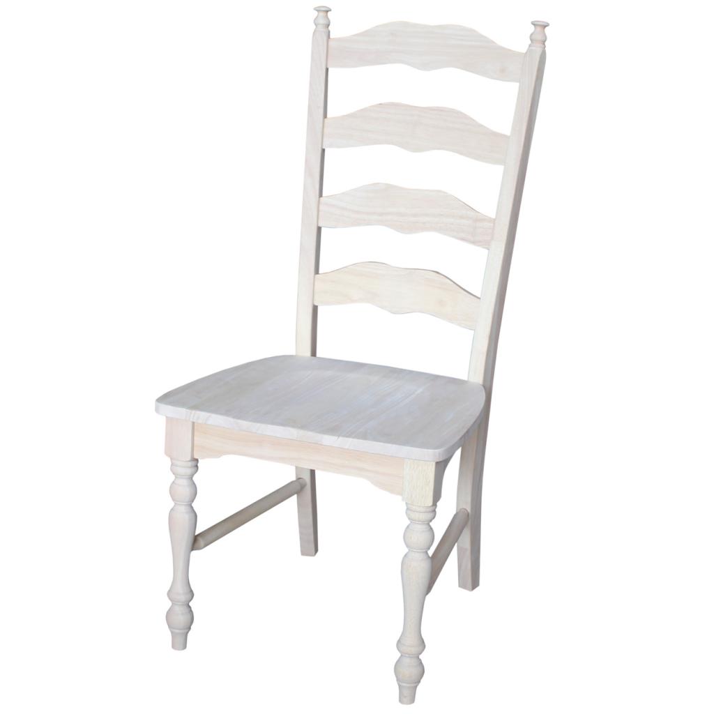 International Concepts Set of Two Maine Ladderback Chairs