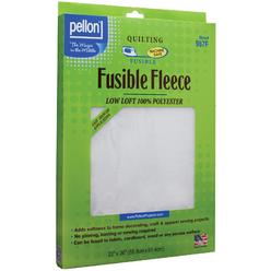 Pellon White Fusible Fleece 22" x 36" Packages, Pack 1