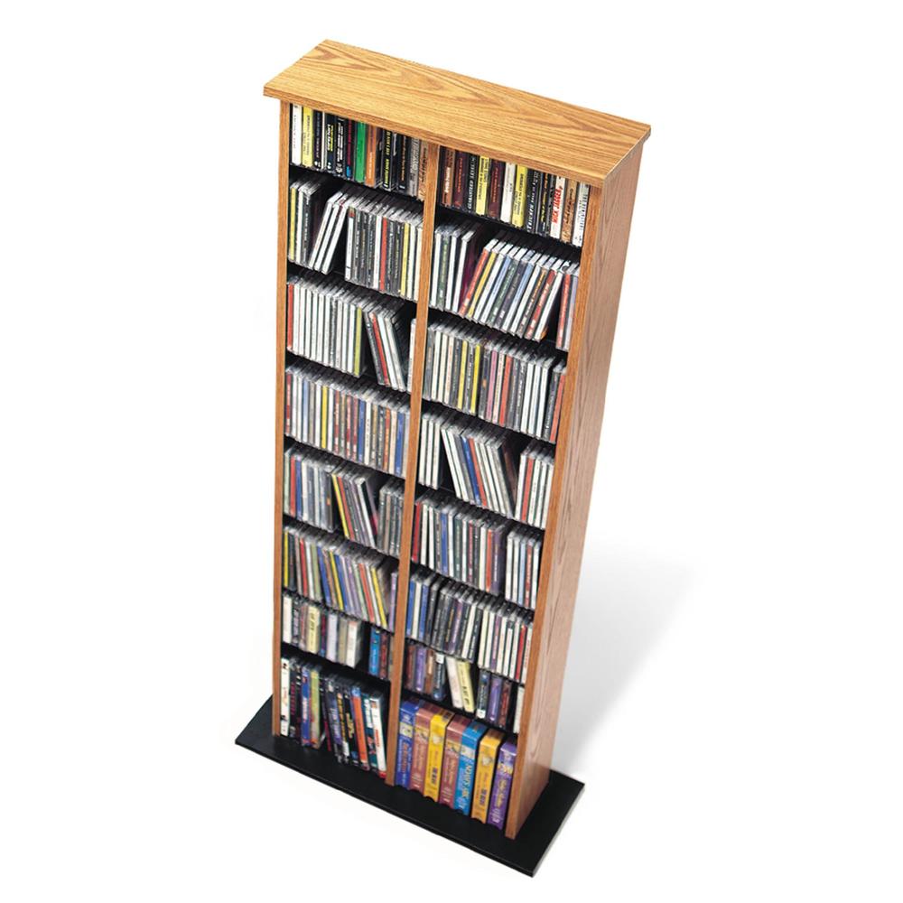Double Media Storage Tower Black Prepac – NDWH