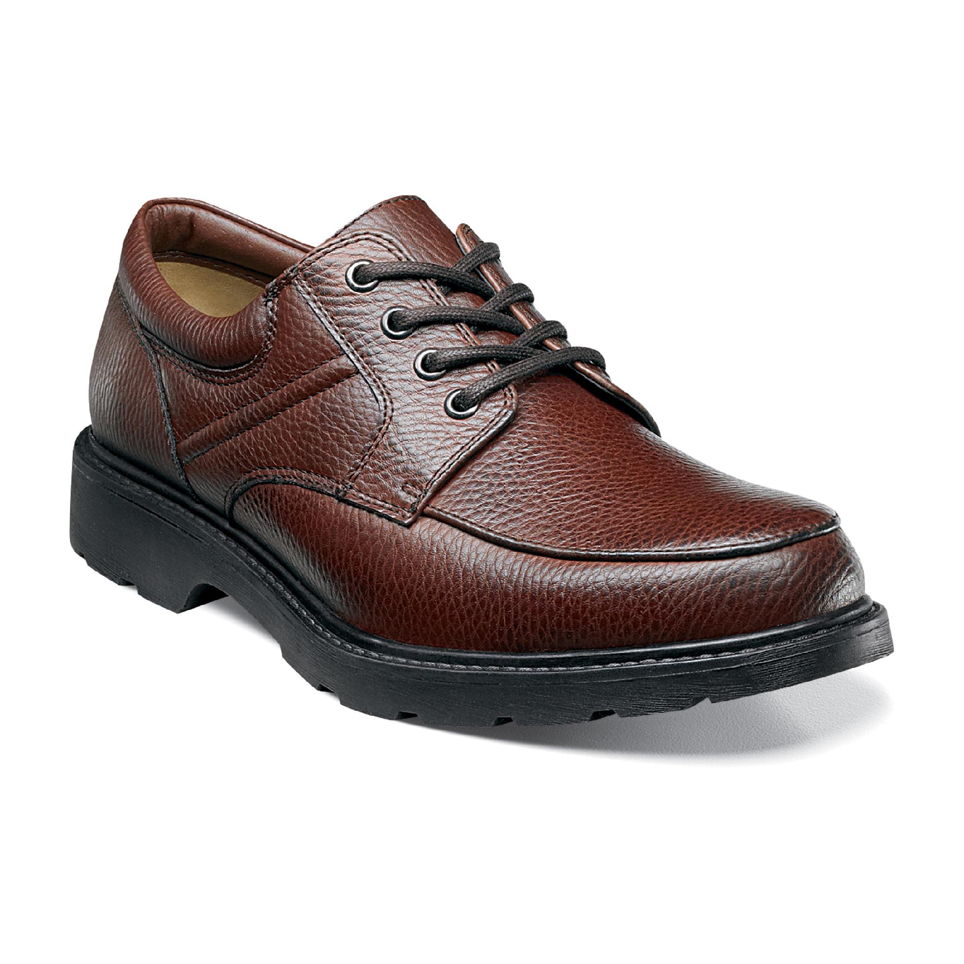 Nunn Bush Men's Casual Shoe Greenwood Wide Avail - Brown