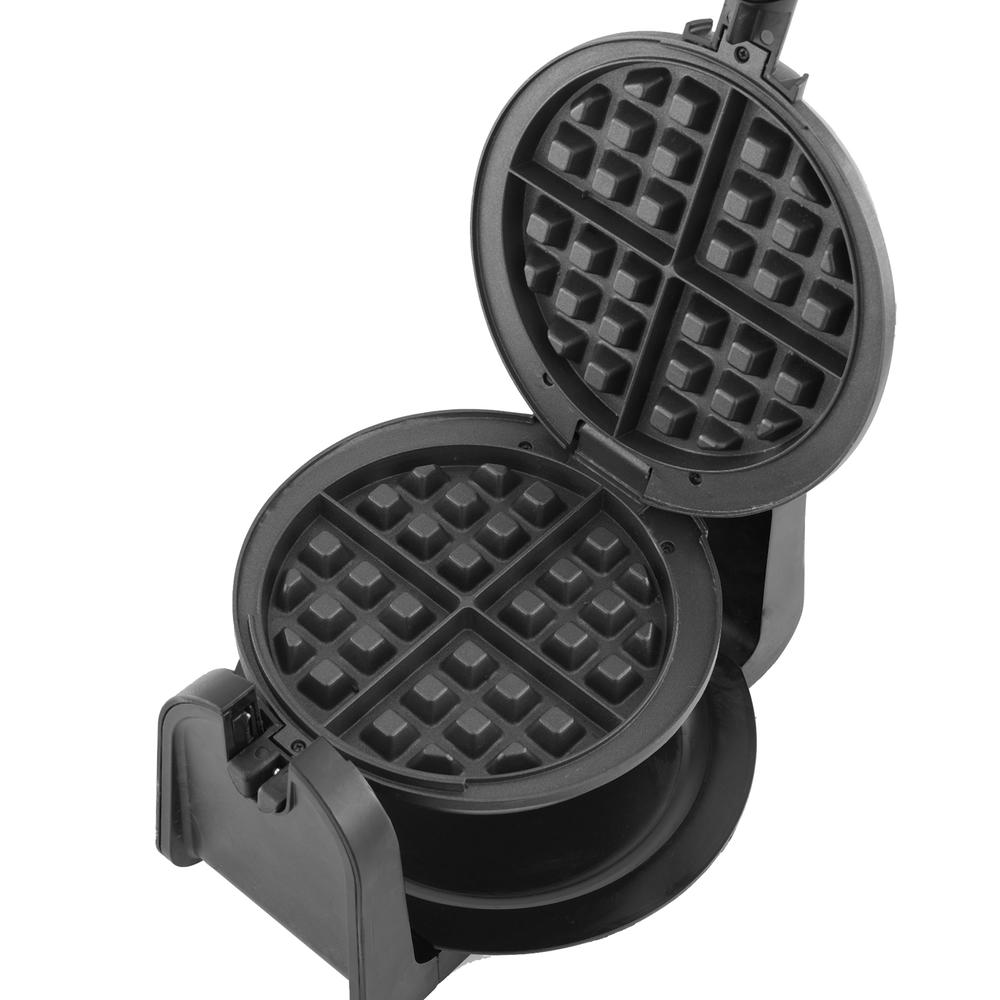BLACK+DECKER Belgian Flip Waffle Maker Silver