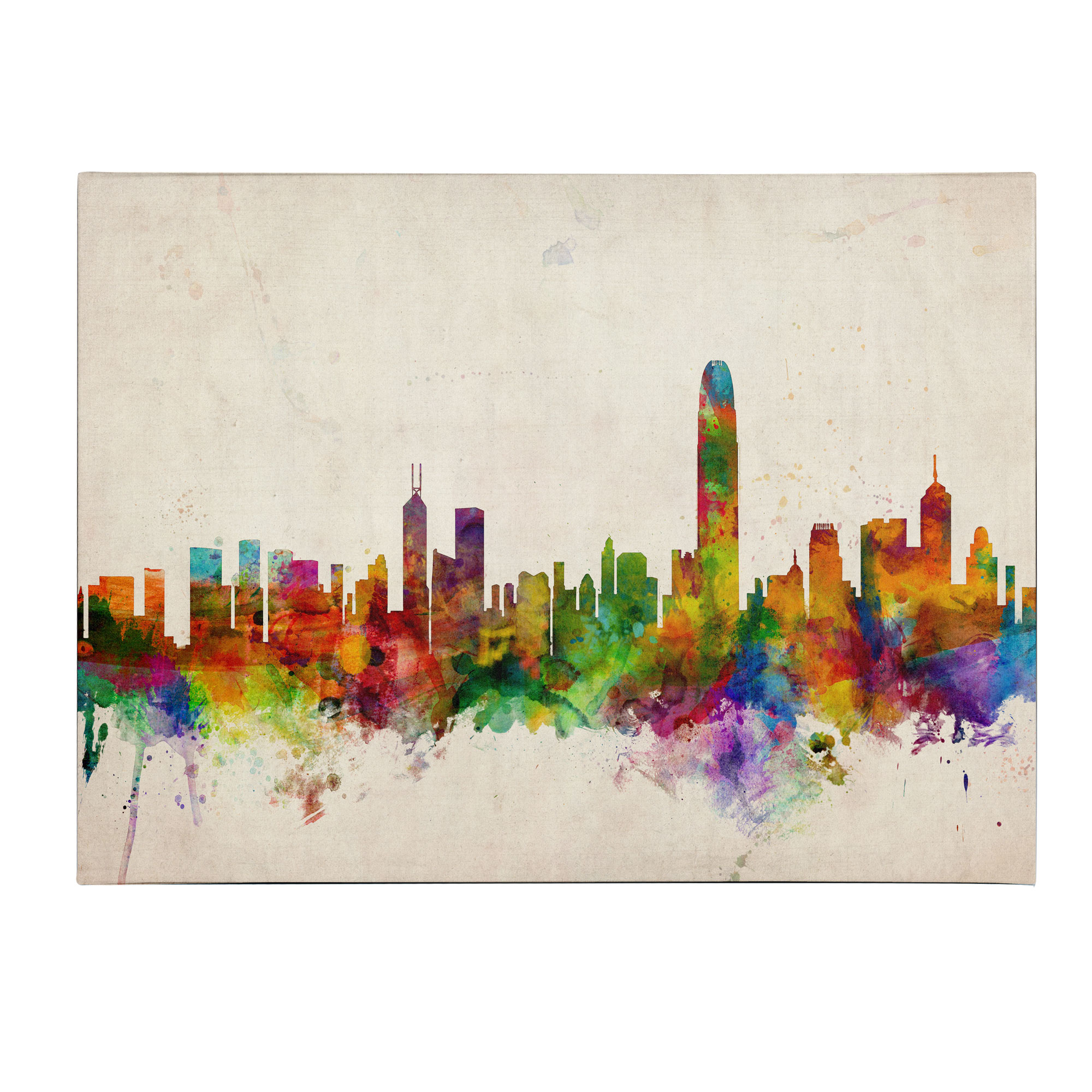 Trademark Global Michael Tompsett 'Hong Kong Skyline' Canvas Art