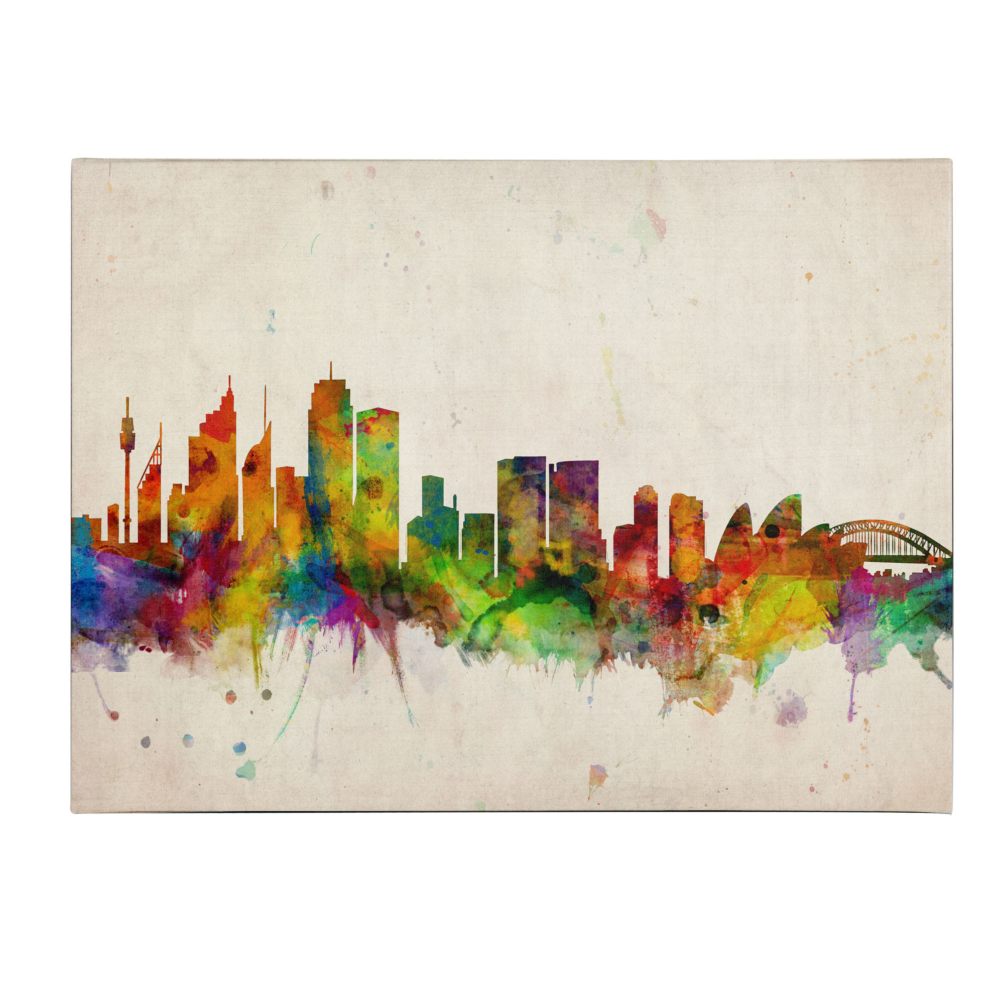 Trademark Global Michael Tompsett 'Sydney Skyline' Canvas Art
