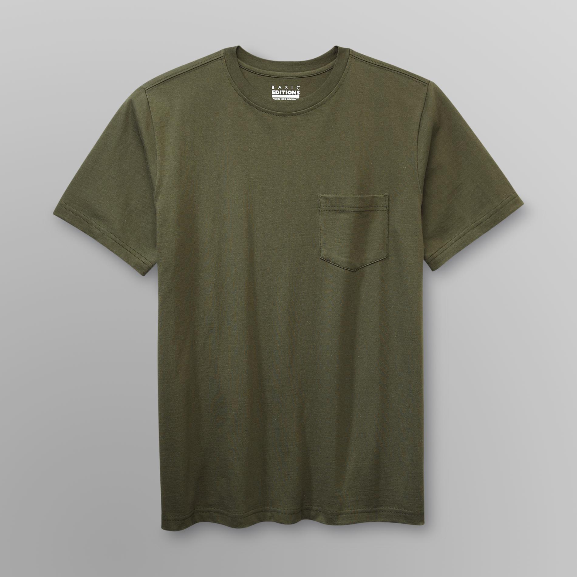 Basic Editions Men's Short-Sleeve Pocket T-Shirt