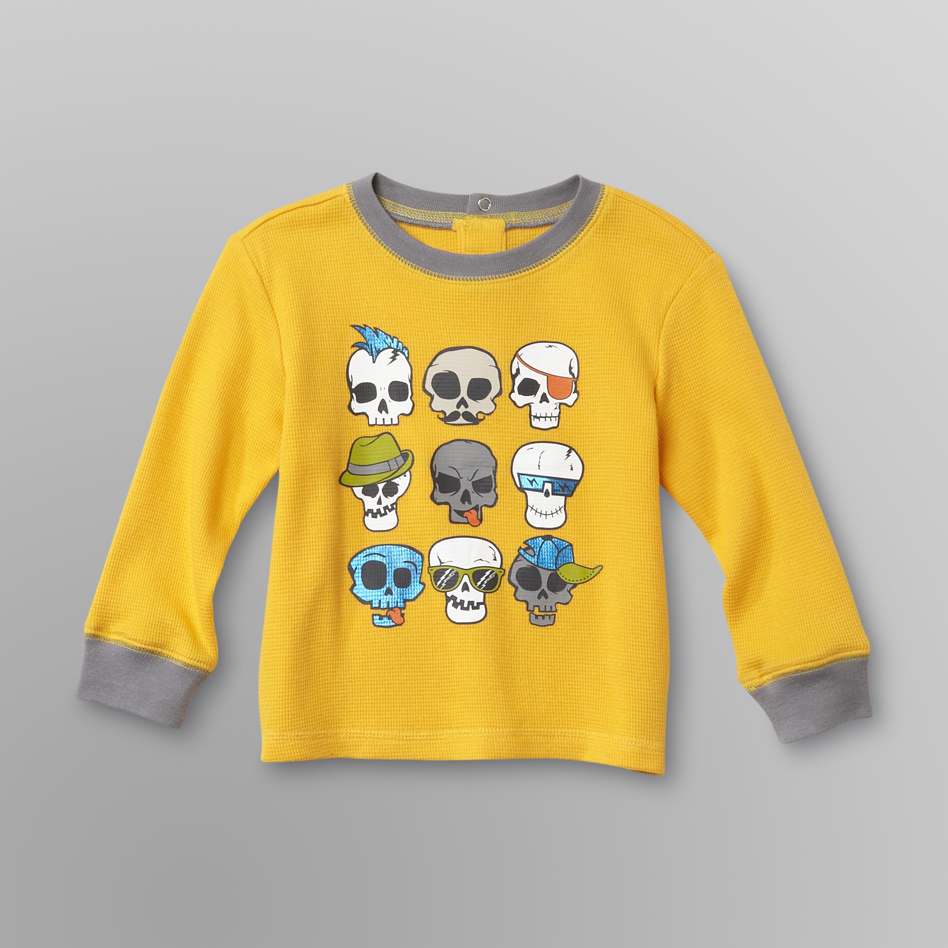 WonderKids Infant & Toddler Boy's Thermal T-Shirt - Skulls