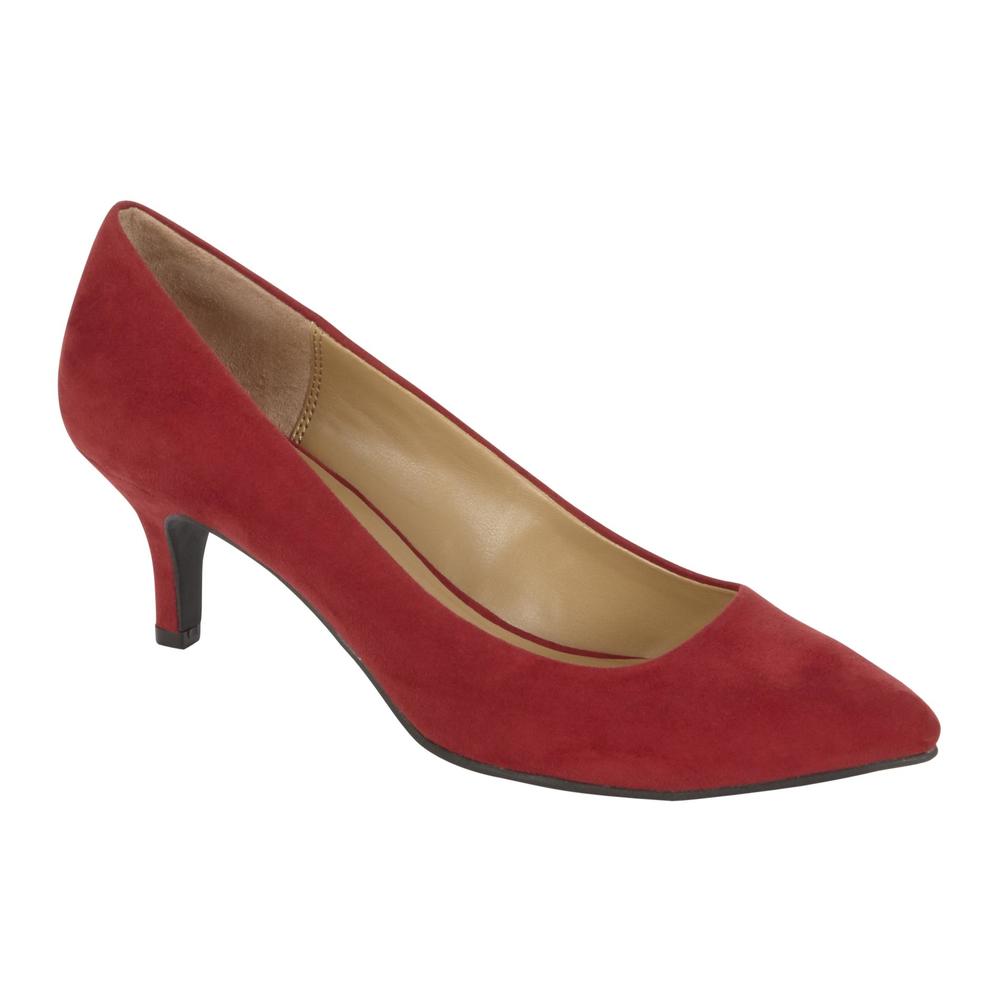Metaphor Women&#8217;s Pump Carson - Faux Suede Red