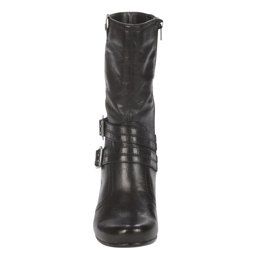 Wear Ever Women's Hilary Midcalf Black Casual Boots