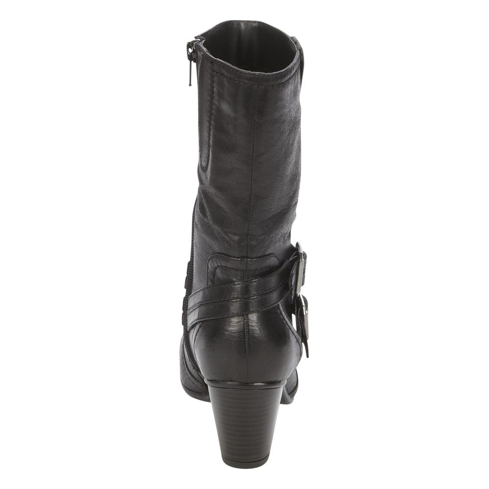 Wear Ever Women's Hilary Midcalf Black Casual Boots