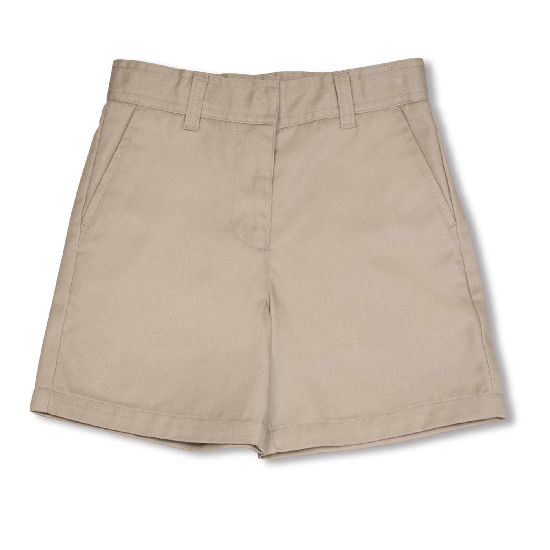 Dockers Girl's Uniform Shorts - Flat Front - Khaki
