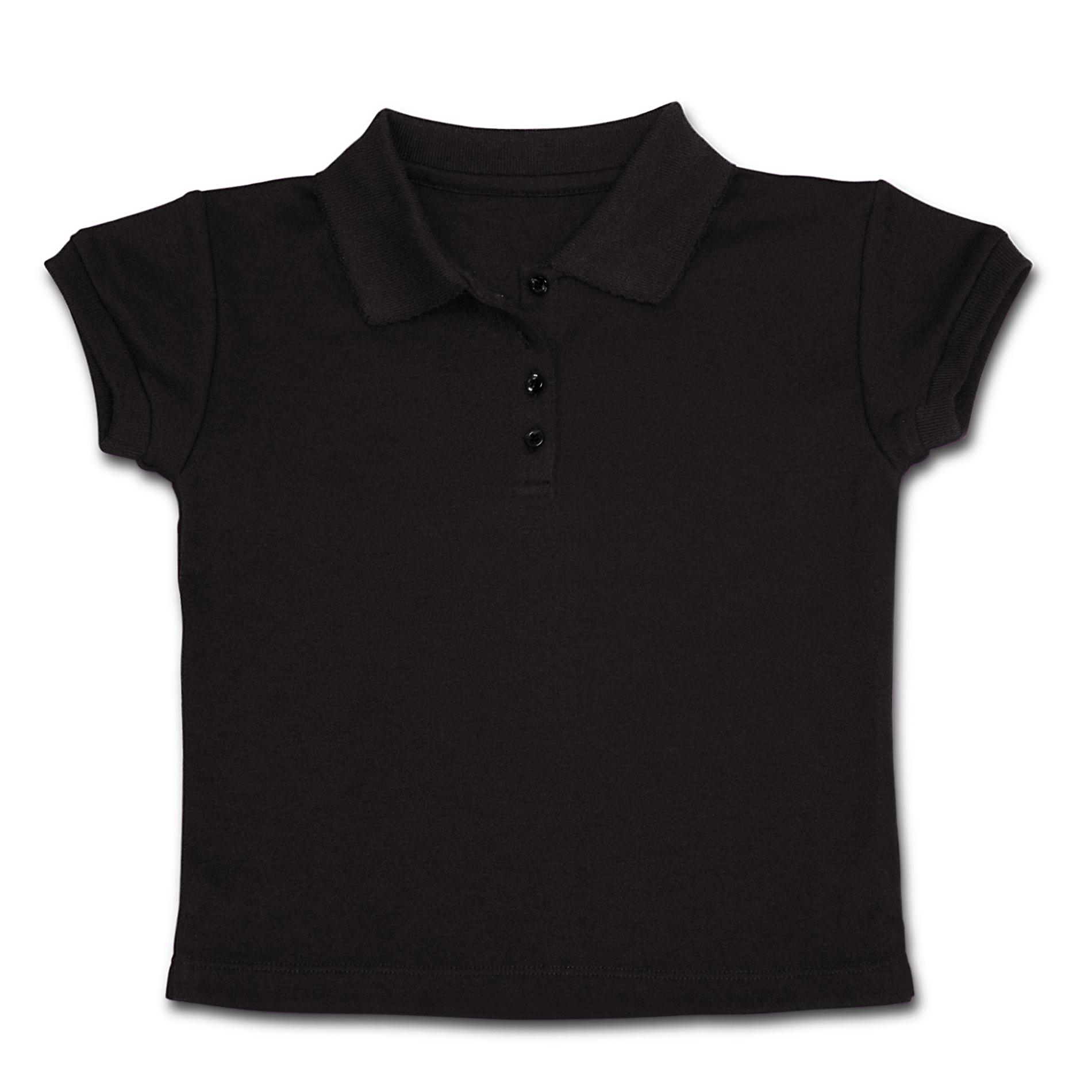 Dockers Girl's Uniform Polo Shirt - Modern Fit - Black