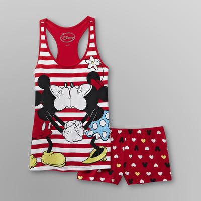 Disney Mickey & Minnie Mouse Women's Plus Short Pajamas