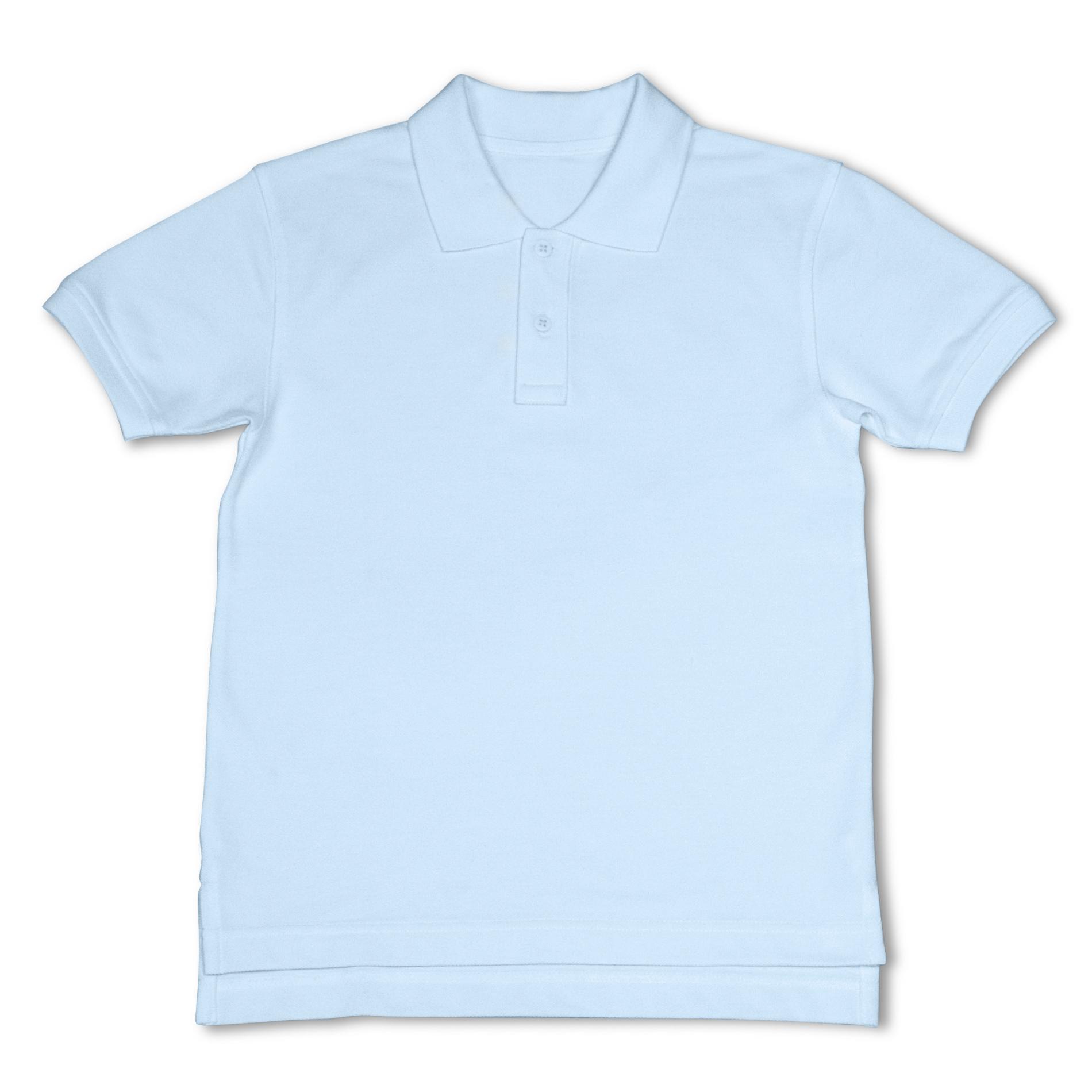 Dockers Boy's Husky Uniform Polo Shirt - Light Blue