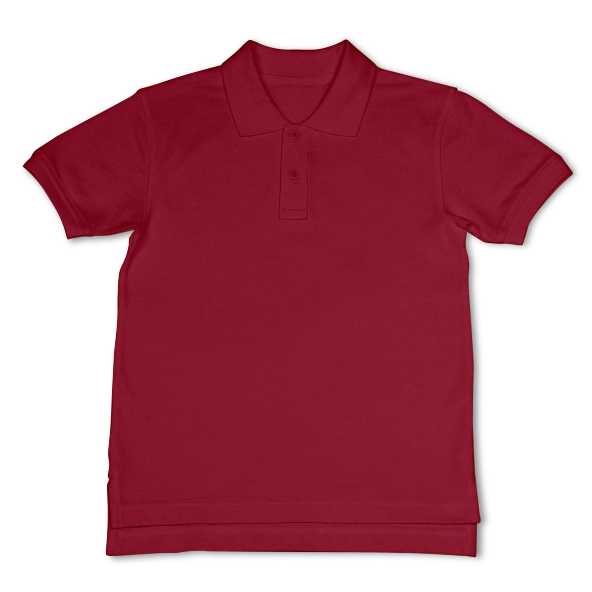 Dockers Boy's Solid Uniform Polo Shirt - Red