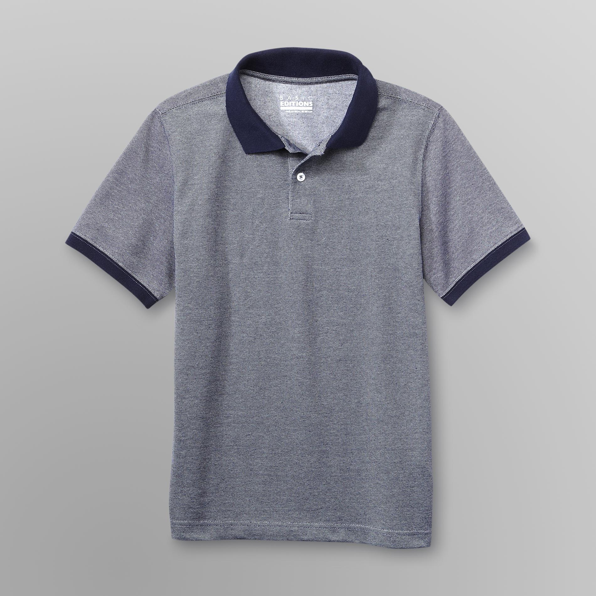Basic Editions Boy's Polo Shirt - Heathered