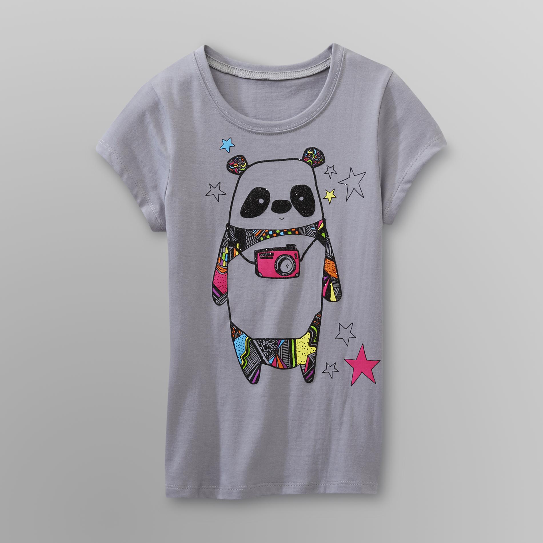 Route 66 Girl's Graphic T-Shirt - Panda