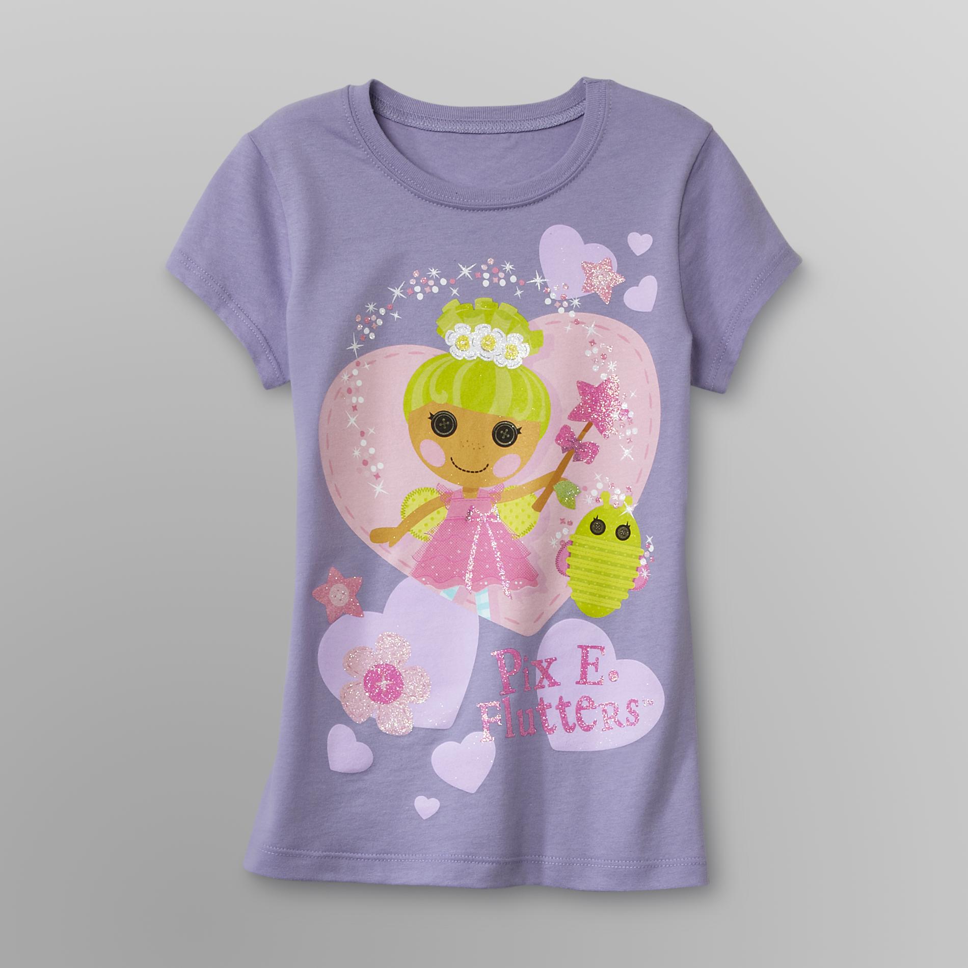 MGA Entertainment Lalaloopsy Girl's Glitter T-Shirt - Pix E. Flutters
