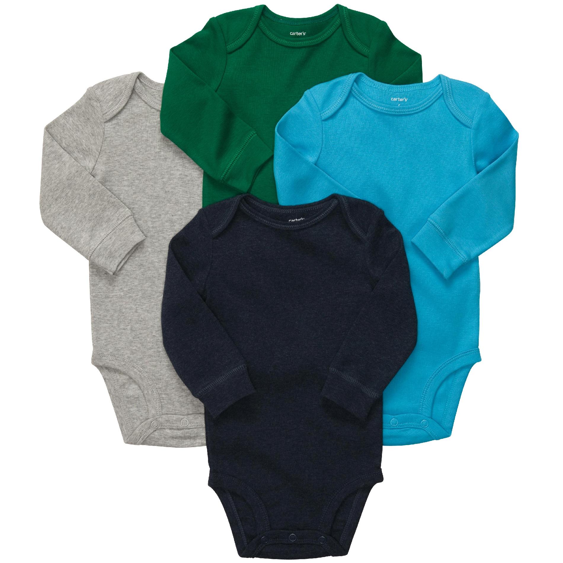 Carter's Newborn & Infant Boy's Bodysuits - 4 Pack