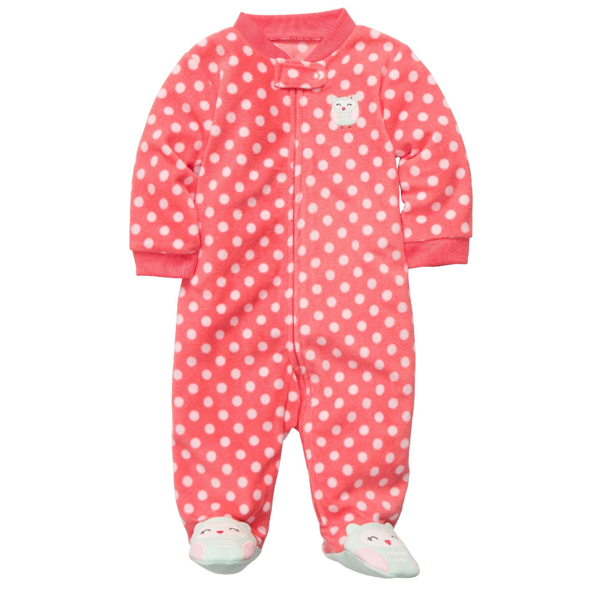 Carter's Infant Girl's Sleeper Pajamas Polka Dot