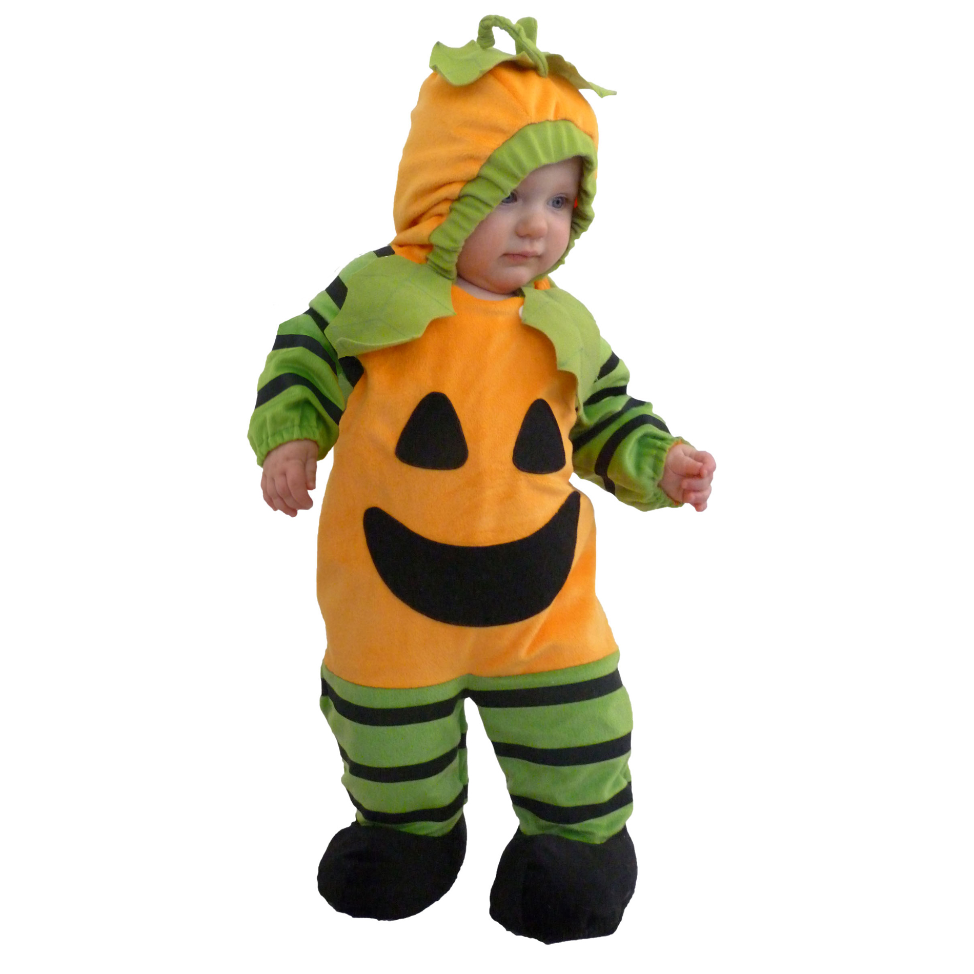 Totally Ghoul Infant Plush Pumpkin Jumper Halloween Costume