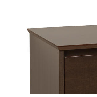 Prepac Espresso Coal Harbor 3 Drawer Tall Nightstand
