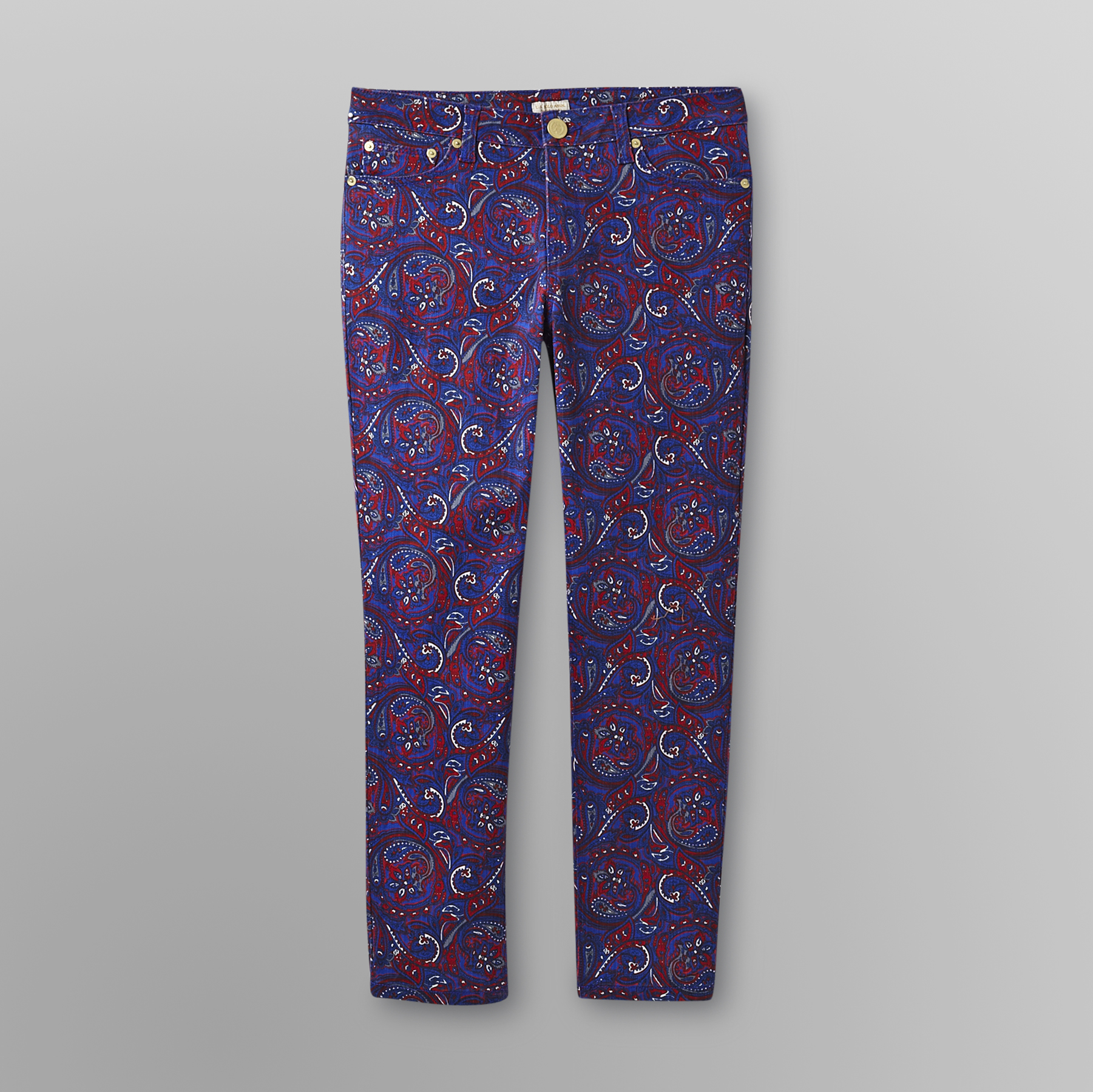 U.S. Polo Assn. Women's Cropped Jeans - Paisley Print