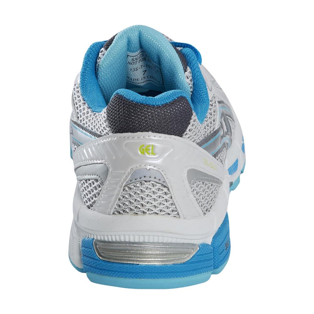 ASICS Women's GEL-Exalt Running Athletic Shoe - Silver/Blue