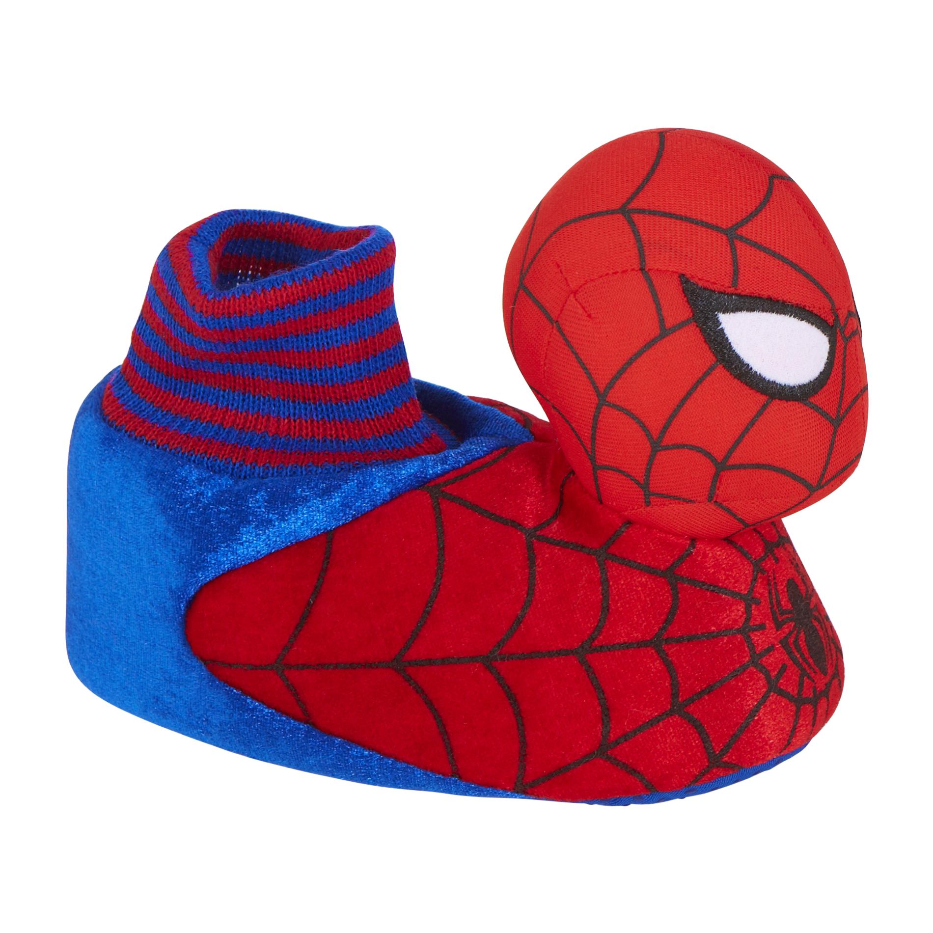 Marvel Toddler Boy's Socktop Slipper Spiderman - Red